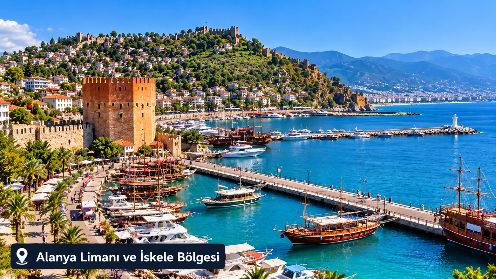 Alanya Port and Pier Area